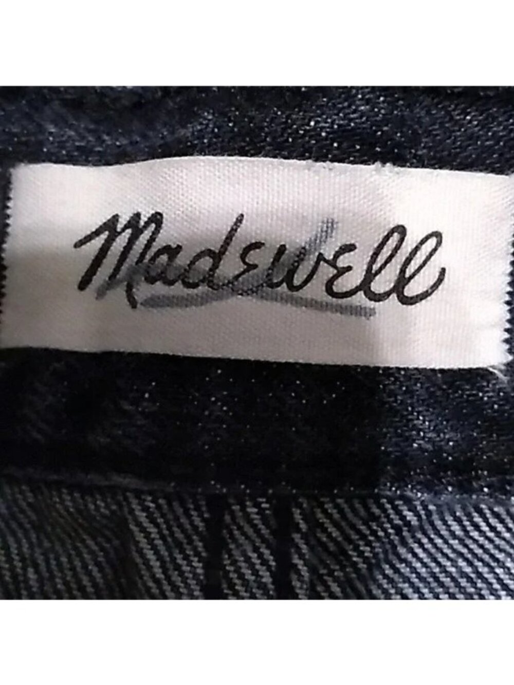 Madewell Black Relaxed Denim Shorts - Picture 8 of 8